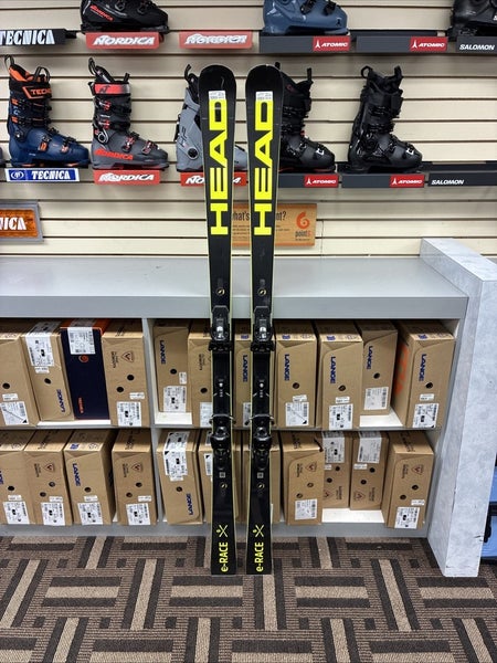 Head E-Race SW 180 cm Racing Ski W/ Head Freeflex 14 Binding USED 22/23