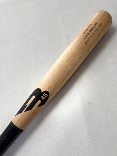 B45 Premium WM53 Wade Meckler Model Yellow Birch Wood Baseball Bat (-3) 30.5 oz 33.5" (Used)