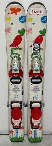 Kid's Roxy 80cm All Mountain Love Skis With Roxy 2.5 Bindings (Used)(SY2834)