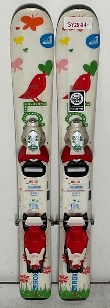 Kid's Roxy 80cm All Mountain Love Skis With Roxy 2.5 Bindings (Used)(SY2834)