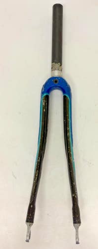 Orbea Blue/Black Carbon Fiber 700C Road Fork 200mm 1-1/8" Threadless Steerer