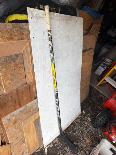 Senior CCM Super Tacks Left Hand Hockey Stick 85 Flex (Used)