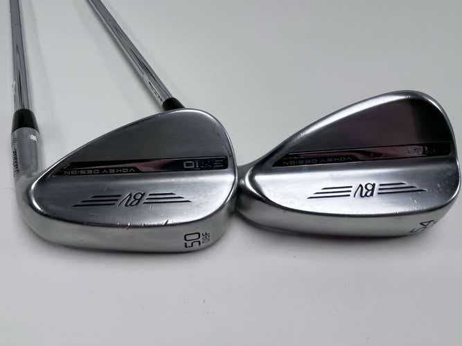 Titleist Vokey SM10 Tour Chrome Wedge Set 50* 8 | 54* 14 DG S400 Stiff RH