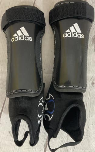 Adidas Club Pro Youth XXS Open Toed Soccer Shin Guard Dual Sided Ankle Padding