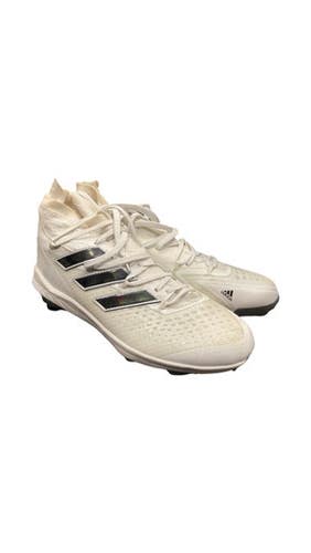 Used Adidas ADIZERO BB/SB Cleats White Youth 07.5 11859-S000029689