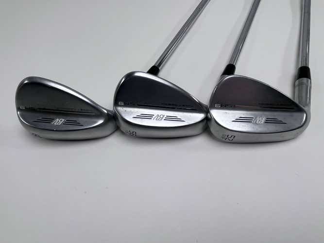 Titleist Vokey SM9 Tour Chrome Wedge Set 52* 8 | 56* 10 | 60* 10 SM10 Wedge LH