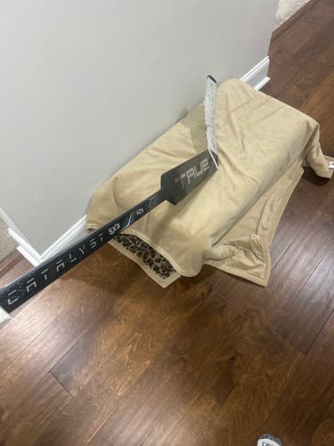 Junior True Catalyst 5x3 Regular Goalie Stick 21" Paddle (Used)