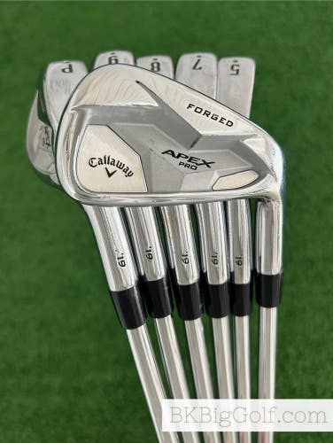 Callaway Apex Pro 19 Forged Iron Set 5-P / NS Pro Modus Tour 120 Stiff