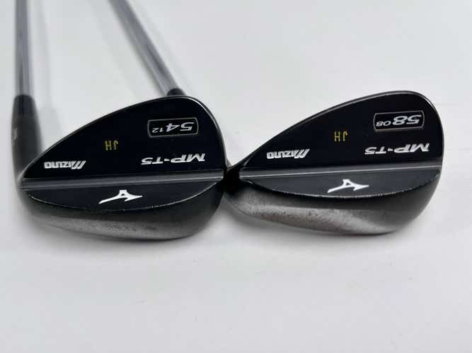 Mizuno MP T5 Black Ion Wedge Set 54* 12 58* | 8 DG SL S300 Stiff RH