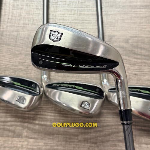Wilson Staff Launch Pad 2 Iron Set 5-GW / Evenflow Graphite, Regular (95)