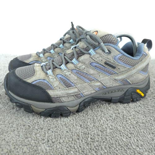 Merrell Moab 2 Ventilator Womens 10.5 Hiking Shoes Vibram Sneakers Grau Blue