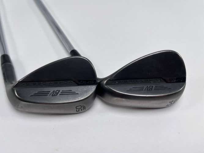 Titleist Vokey SM8 Jet Black Wedge Set 50* 8 | 54* 10 Wedge RH