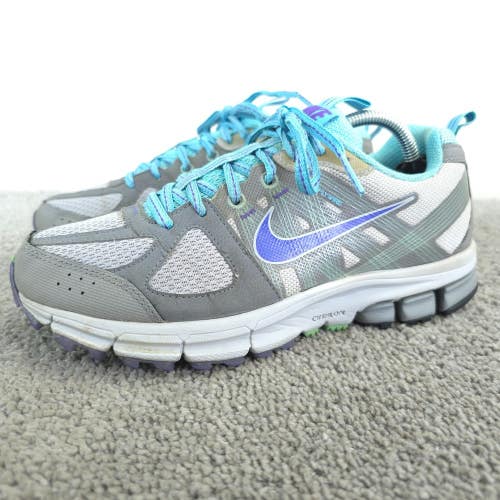 Nike Pegasus 28 Trail Running Shoes Womens Size 7 Flywire Gray Low Top Athletic