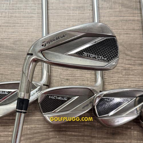 +1/2 Left-Handed Taylormade Stealth Iron Set 5-SW / DG X100, X Stiff (170)