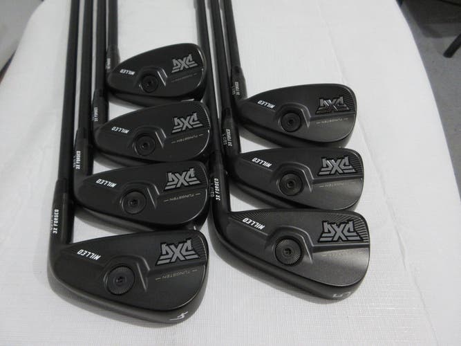 PXG 0317T Xtreme Dark Iron Set - 4-PW - MMT 80 Stiff Graphite 2* Flat - MINT/NEW