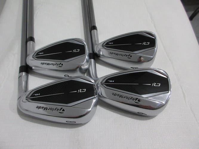 TaylorMade Qi HL Iron Set - 8-PW, AW - Speeder NX 50 Regular Flex Graphite