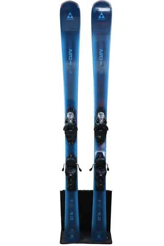 NEW 2026 Fischer The Curv GT 76 Skis with RSW 10 Bindings - 152cm