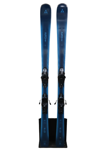 NEW 2026 Fischer The Curv GT 76 Skis with RSW 10 Bindings - 166cm