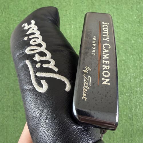 Scotty Cameron Te I3 Newport Raw Blade Putter With Headcover 34 TeI3