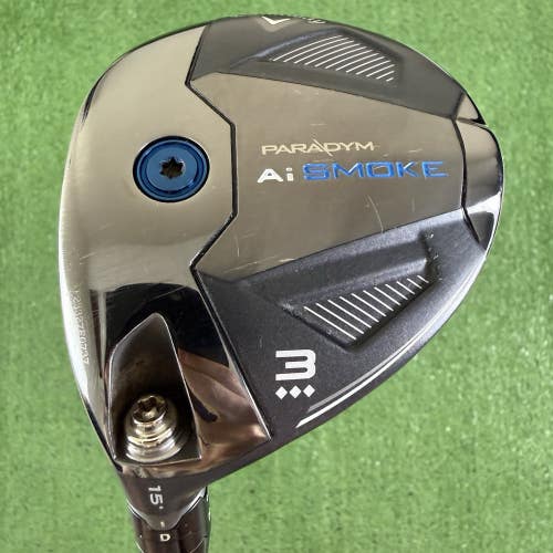 Callaway Paradym Ai Smoke Triple Diamond 3 Wood Tensei Extra Stiff X Left Handed