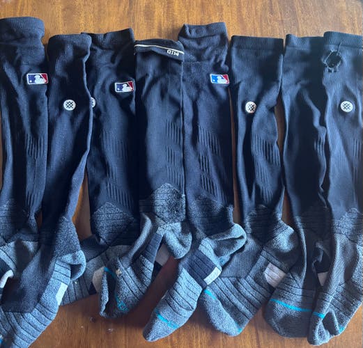 Black Men's Large Stance Pro Socks (Used)