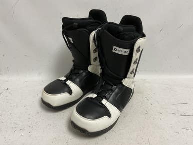Used SYST3M SB BOOTS Mens Snowboard Boots Black And White Senior 11 11855-S000199439