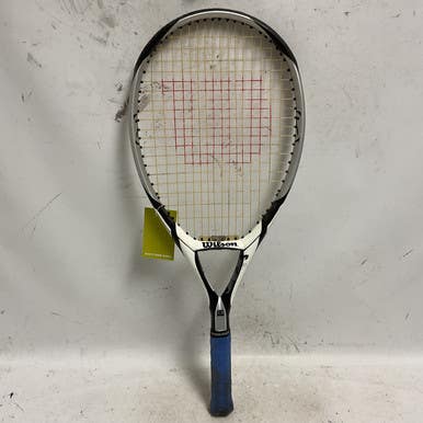 Used Wilson K THREE Adult Tennis Racquet White 4 1/2" 11855-S000200871