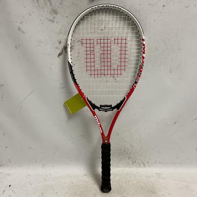 Used Wilson IMPACT Adult Tennis Racquet Red 4 1/4" 11855-S000200872