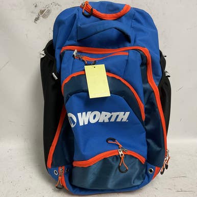 Used Worth XL BACKPACK BB/SB Player Backpack Royal Blue And Orange 11855-S000200929