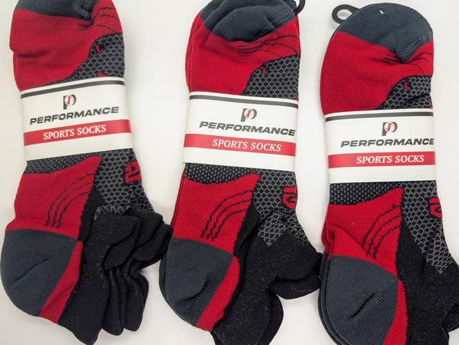 Performance Sport Socks - Double Tab -  XL – 12 Pairs