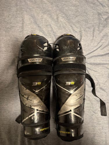 Senior Bauer Supreme 3S Pro 14" Shin Pads (Used)