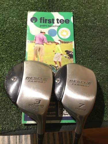Taylormade Rescue Fairway Woods Set Strong 3W & 7W Regular M.A.S.2 55g Graphite
