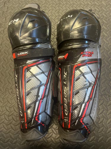 Senior CCM JetSpeed XTRA Pro 15" Shin Pads (Used)