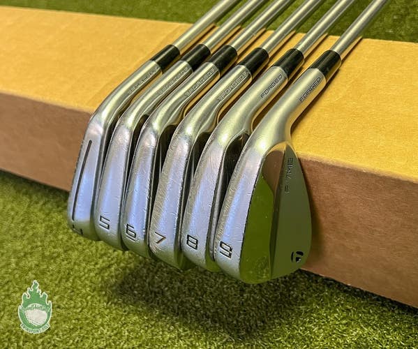 Used TaylorMade P-770/P-7CB/P-7MB Forged Irons 4-9 Extra Stiff Steel Golf Set