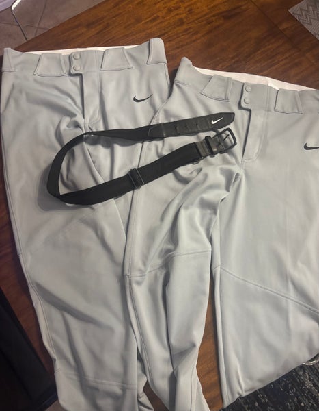 Gray Men's Small Adult Nike Game Pants (Used)
