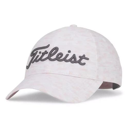 NEW Titleist Diego Performance Light Pink/Charcoal Snapback Golf Hat/Cap