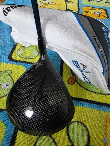 RIGHT HAND CALLAWAY PARADYM AI SMOKE MAX GOLF DRIVER 1-WOOD 10.5 VENTUS BLUE S
