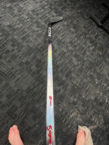 Senior CCM JetSpeed FT8 Pro Right Handed Hockey Stick P28+1/4 70 Flex Pro Stock (Used)