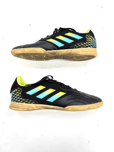 Used Adidas Soccer Indoor Shoes Black Junior 04 11860-S000306296