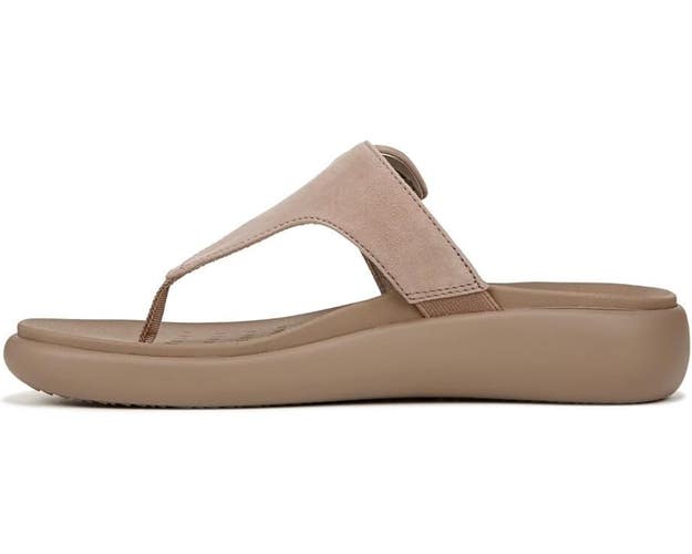 Vionic Activate I8702L1-020 Sandal Women's 9.5 Taupe Suede Slip-On ZOGG1241