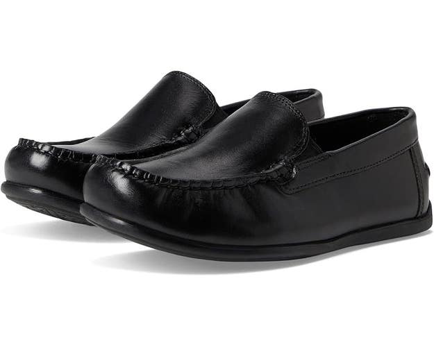 Florsheim Jasper Venetian Jr. Loafer Kids 3.5 Black Leather Slip On Shoes UWU133