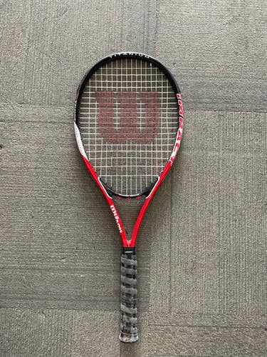 Used Wilson IMPACT Adult Tennis Racquet Red Unknown 11614-S000233549