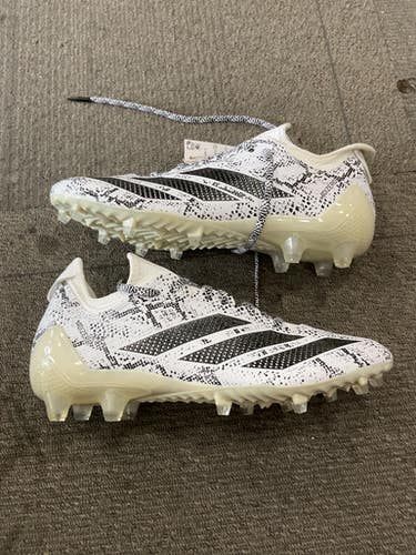 Used Adidas ADIZERO ELECTRIC .1 Adult FB Cleats White Senior 11 11614-S000233552