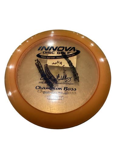 Used Innova CHAMPION BOSS Disc Golf Driver Orange 11347-S000266254
