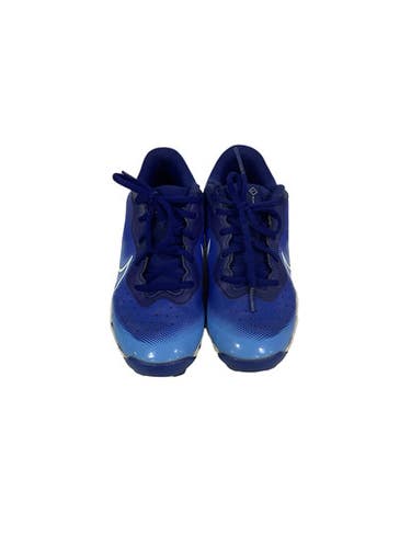Used Nike DIAMOND BASEBALL CLEAT BB/SB Cleats Royal Blue Junior 04 11347-S000266240