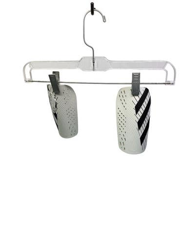 Used Adidas Soccer Shin Guards Youth White SM 11347-S000266202