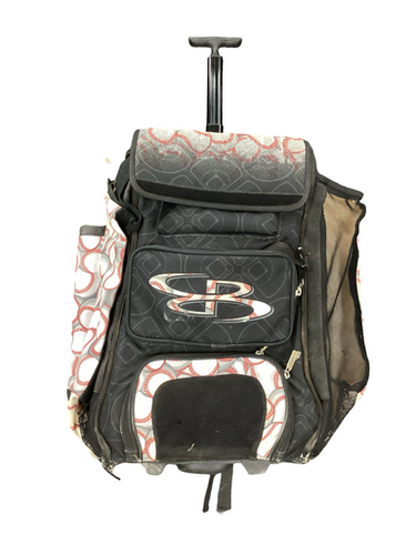 Used BOOMBAH BB/SB Player Wheeled Bag White 11613-S000179410