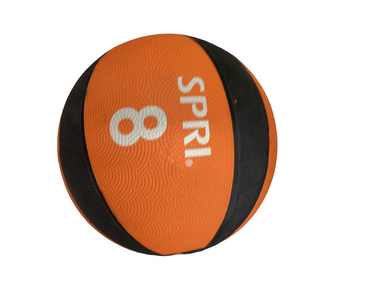 Used SPRI Medicine Ball Orange 8 lb 11613-S000179394