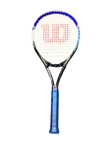 Used Wilson IMPACT Adult Tennis Racquet Black 4 3/8" 11613-S000179338