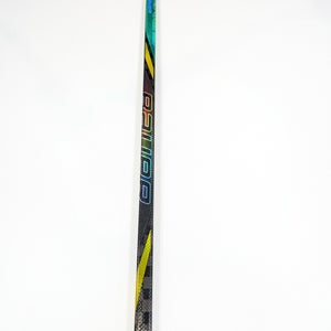 LH New Senior Green and Yellow Bauer 2N Pro XL wrapped as a Tracer, 95 Flex, P92